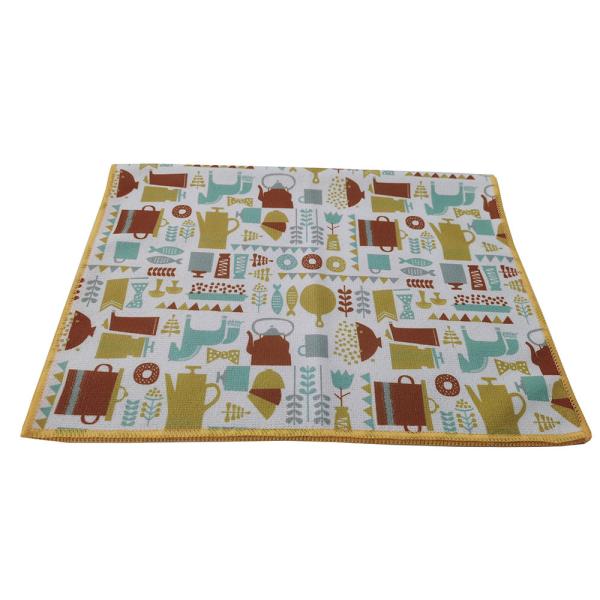 All Ployester 16x18inch Lint Free Microfiber Dish Cloth Tea Towel