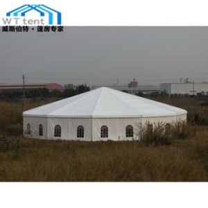 Commercial Multi Sided Tent / Outdoor Hexagonal Marquee With Glass Walls