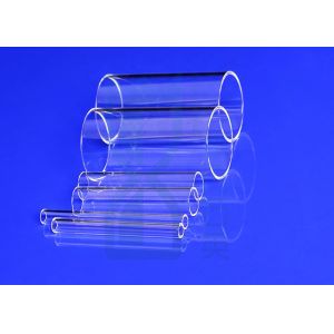 Custom Diameter Semiconductor Quartz Tubing Transparent And Opaque Polished