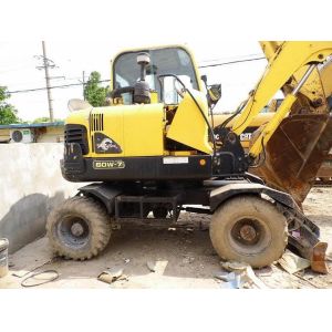 China Used HYUNDAI 60W-7 Wheel Excavator on sale