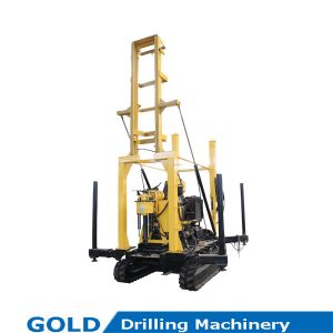 China Track Mounted Drivable Hydraulic High Speed Water Well Driliing Rig on sale