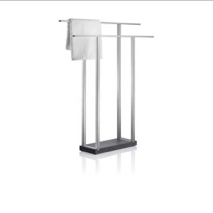 Two Sides Bathroom Towel Rack Polishing Free Standing Towel Rack