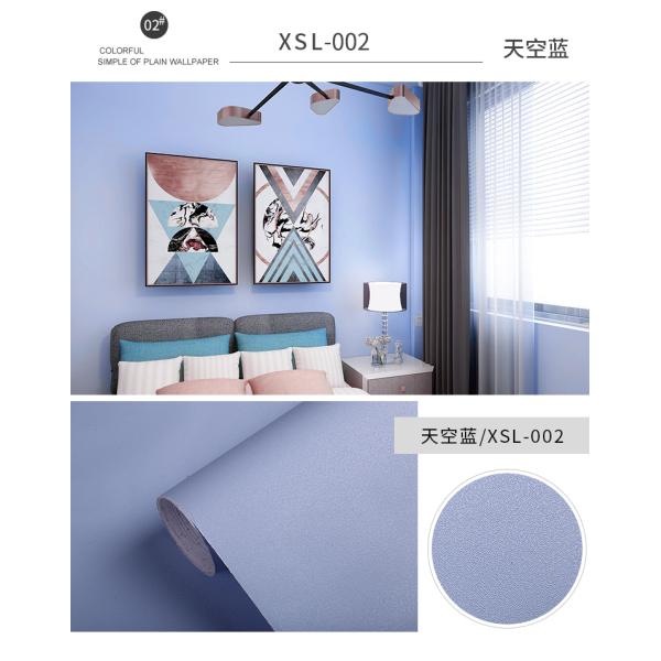 Modern Style Bedroom Decoration Self Adhesive 3D Pink Wallpaper with Roll Size 0.6M*100M