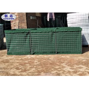 Galvanized Gabion Box Geotextile Lined Feature For Preventing Explosion
