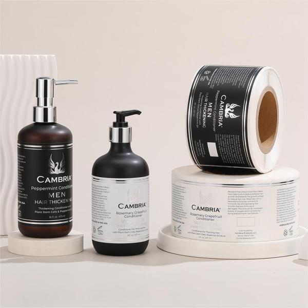 Waterproof Plastic Formula Production Info Labels