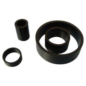 Black Sintered NdFeB Neodymium Magnet Epoxy Plated Multi Pole Bonded