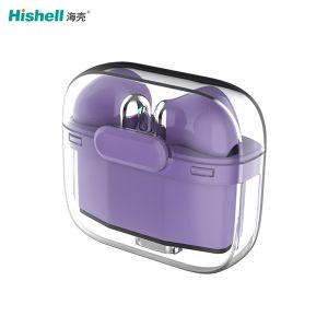 J207 TWS Wireless Earbuds Tranparent Cover Design ENC Earphones