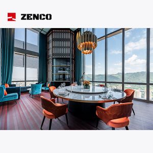 Hotel Restaurant Furniture Set Includes Electric Dining Table With Matching