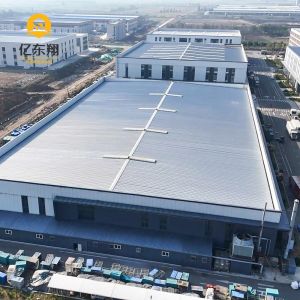 Prefab Steel Warehouse with Sandwich Panel Walls
