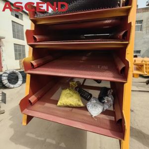 4YK1848 Sand Field Vibrating Screen Machine Diesel Power Sieving Plant