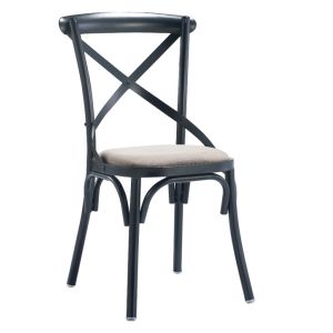 Quality New Coming Cross Back Metal Chair for sale