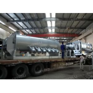 Environment Protection Continuous Ribbon Blender For Sludge / Waste Treatment