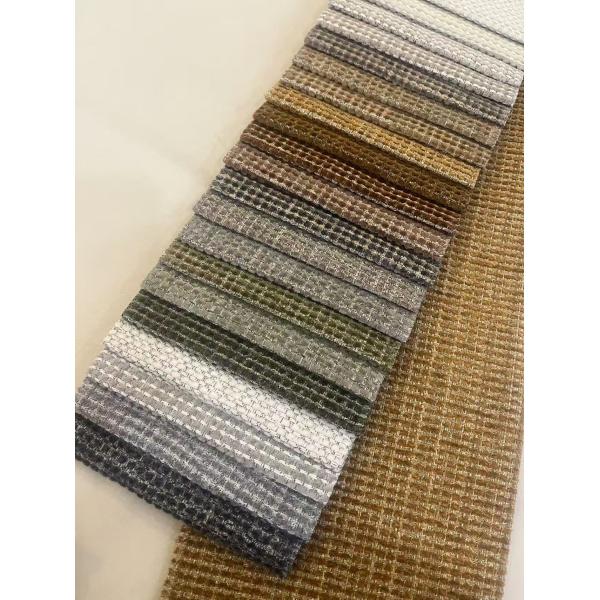 Geometric Jacquard Chenille Woven Fabric For Sofa 100%Polyester Jacquard Woven Fabric For Sofa