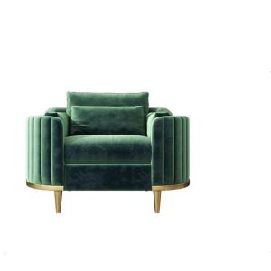 Lobby Sofa Set Combination Modern Velvet Sofa Chair