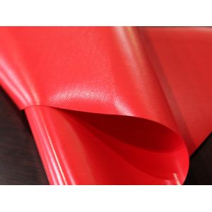 Mildew Proof 650gsm Waterproof PVC Coated Tarpaulin Acrylic Surface