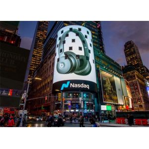 P10 Outdoor Led Screen , Waterproof IP65 Curved Video Wall