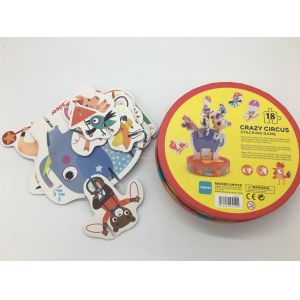 3D Double Faced Animal Jigsaw Puzzle Game Set Kids Gift Stacking Game