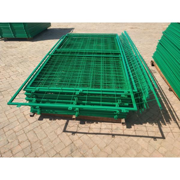 50*150mm Hole Pvc Coated Frame Welded Wire Mesh Fence for Warehouse