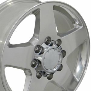 Ct2072 20 Inch Polished Aluminum Wheels Set Of 4 Fit 8x180 Lug 2011-2020