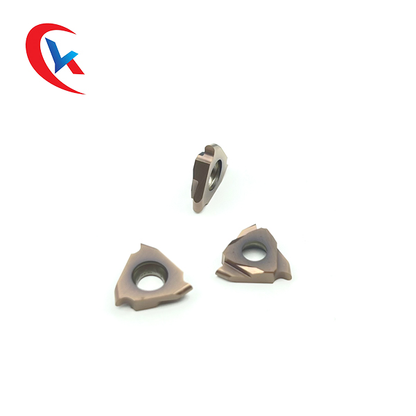 TGF32L200-R0.75 Customized Slot Width 3 Cutting Edges PVD Coating Left Hand Knife Carbide Grooving Inserts