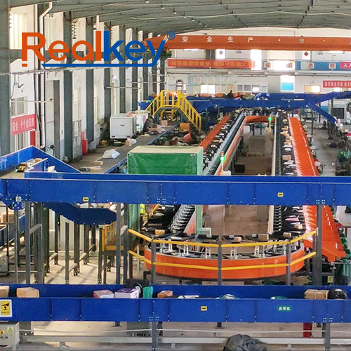 Efficient Space Utilization Tilt Tray Sorter Sorting Of Books Newspapers And