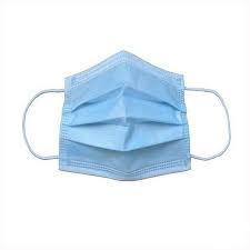 Quality Blue CE 25gsm 3 Ply Disposable Daily Face Mask for sale