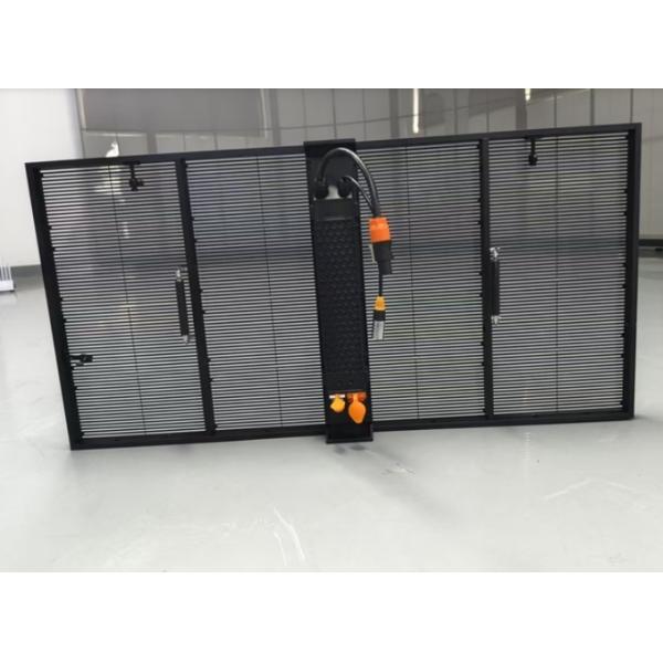 1500CD Transparent Glass LED Screen Full Color ICE LED Screen for Electronic