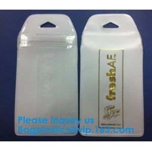 Biodergadable Customized Pvc Plastic Zipper Slider Bag Makeup Zipper Bag For