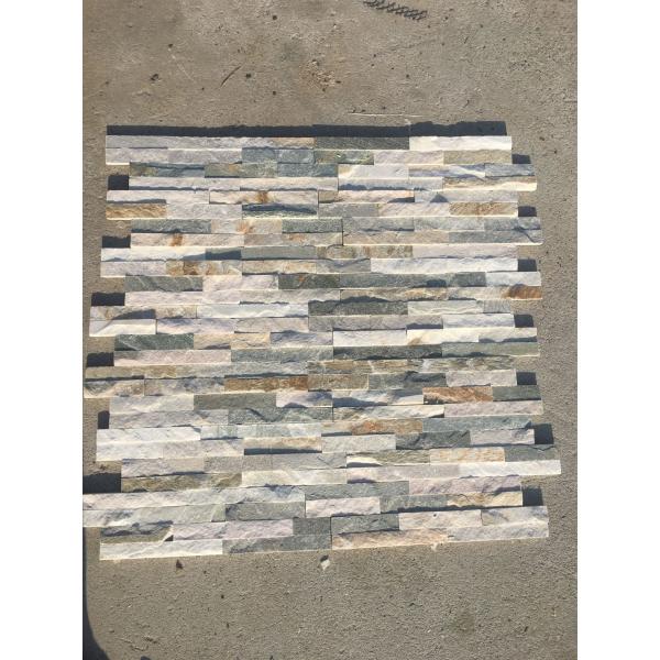 Buy Artificial Yellow Split Slate Stone Wall Cladding at wholesale prices
