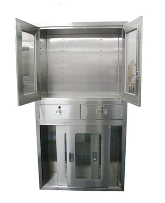 Free Standing Hospital Cabinet Instrument Cupboard Laboratory Use Hygienic Cabinet