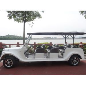 USA Popular Classic Golf Carts 48V DC Motor 8 Seat Electric Classic Car