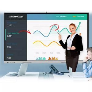 Education 65 Inch Panel Intelligent Interactive Whiteboard Less Than 280W