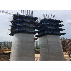 Flexible Multi Structure Assembled Pier Cap Formwork , Peri Column Formwork