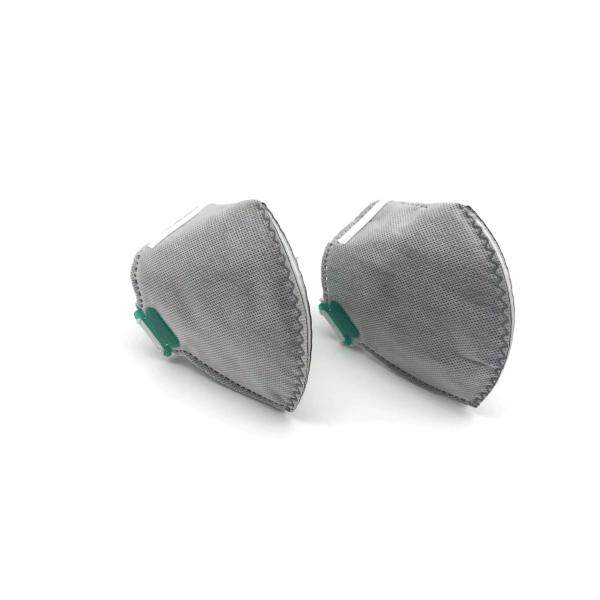 Buy Disposable FFP1V Fold Flat Mask With Dual Extra Wide Straps CE Standard at wholesale prices