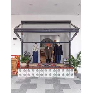 Electrostatic Epoxy-Polyester Powder-Coated Folding Windows - 68 RAL/NCS Color