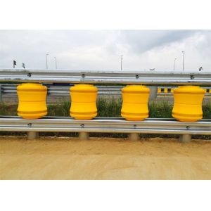 50m Polyurethane Safety Highway Roller Crash Barrier Guardrail System