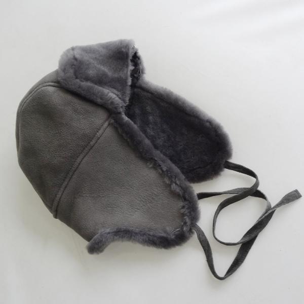 Buy Classical custom shearling sheepskin double face mens winter hat at wholesale prices