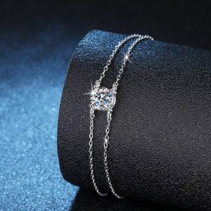 Luxurious 14K 18K S925 Moissanite Silver Jewelry Offering Beautiful Craftsmanshi