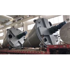 Conical Screw Double Cone Blender Mixer , Spiral Ribbon Mixer
