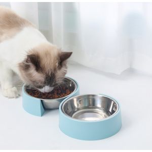 Stainless Steel Double Pet Feeder Bowls With Non Slip Bottom