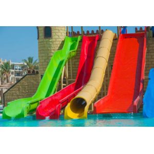 Exciting Barrel Sled Fiberglass Water Park Slide For Teenager