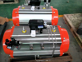 High Temperature Viton Sealing Rack And Pinion Pneumatic Actuator