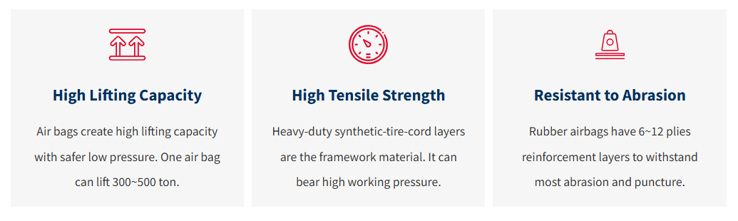 Quality control process for ship launching airbags