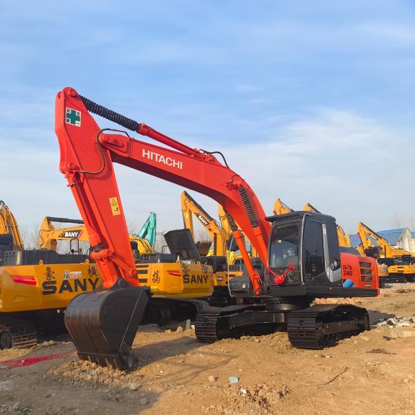 Hitachi ZX240 Used Crawler Excavator 24 Ton Secondhand Mining Machine