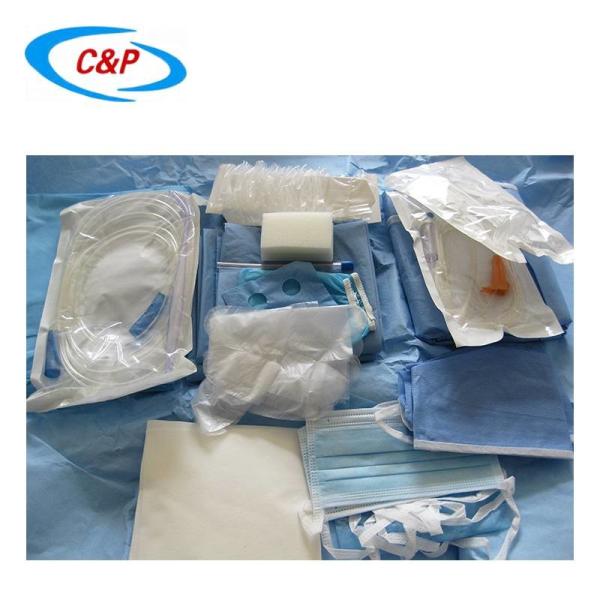 Infection Control Customized Nonwoven Blue Dental Kit Customizable for Oral Surgery