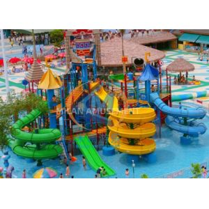 35x20m Fiberglass Water Playground Professional For Amusement Park