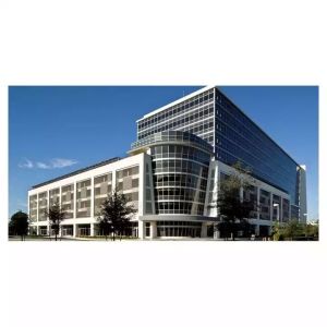 Exposed Framing Aluminum Cladding Curtain Wall Glass Transparent