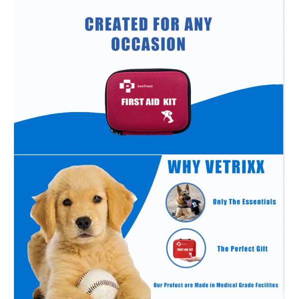 ODM & OEM Pet First Aid Kit Vet First Aid Kit Dog Nylon First Aid Kit