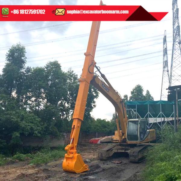 Buy CAT320 Long Boom Excavator Clamshell Telescopic Arm Excavator Telescopic Boom for excavator at wholesale prices