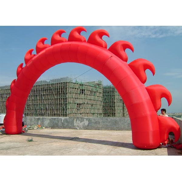 Durable 6m X 4m Logo printed Advertising Inflatable Arch For Events